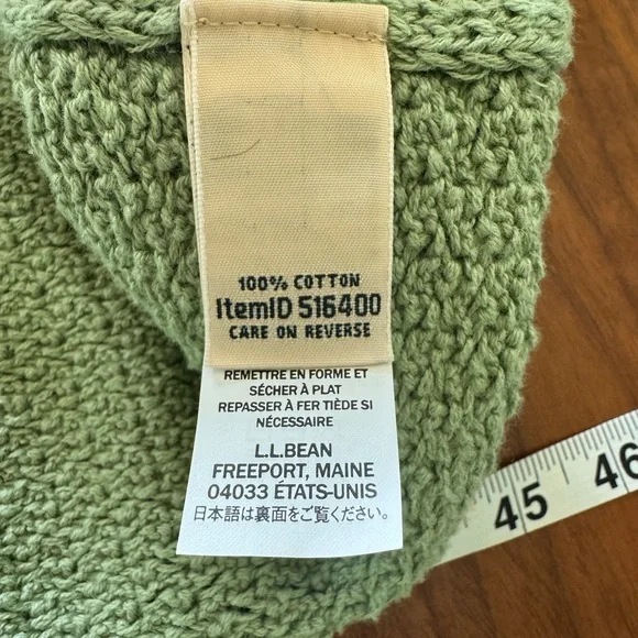 L.L. Bean Basketweave Boatneck Sweater - Picture 7 of 10